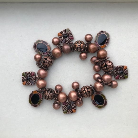 Copper Charm Bracelet - Picture 1 of 2